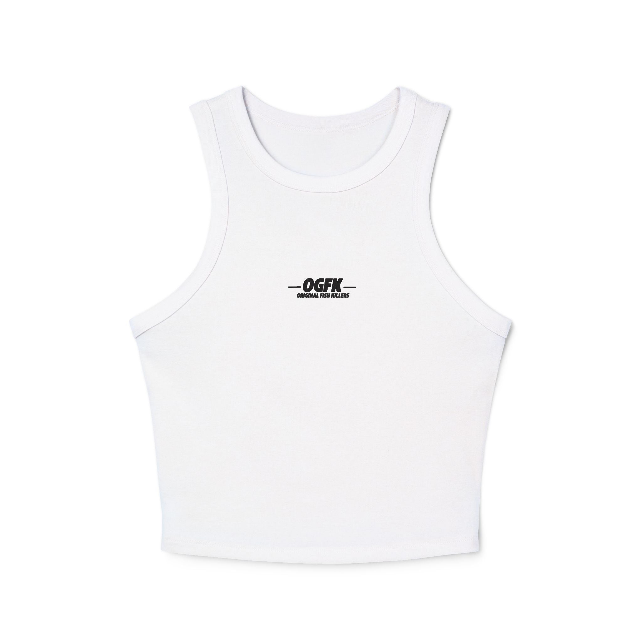 OGFK Women's Micro Rib Racer Tank Top