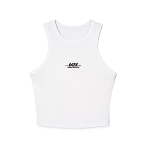 OGFK Women's Micro Rib Racer Tank Top