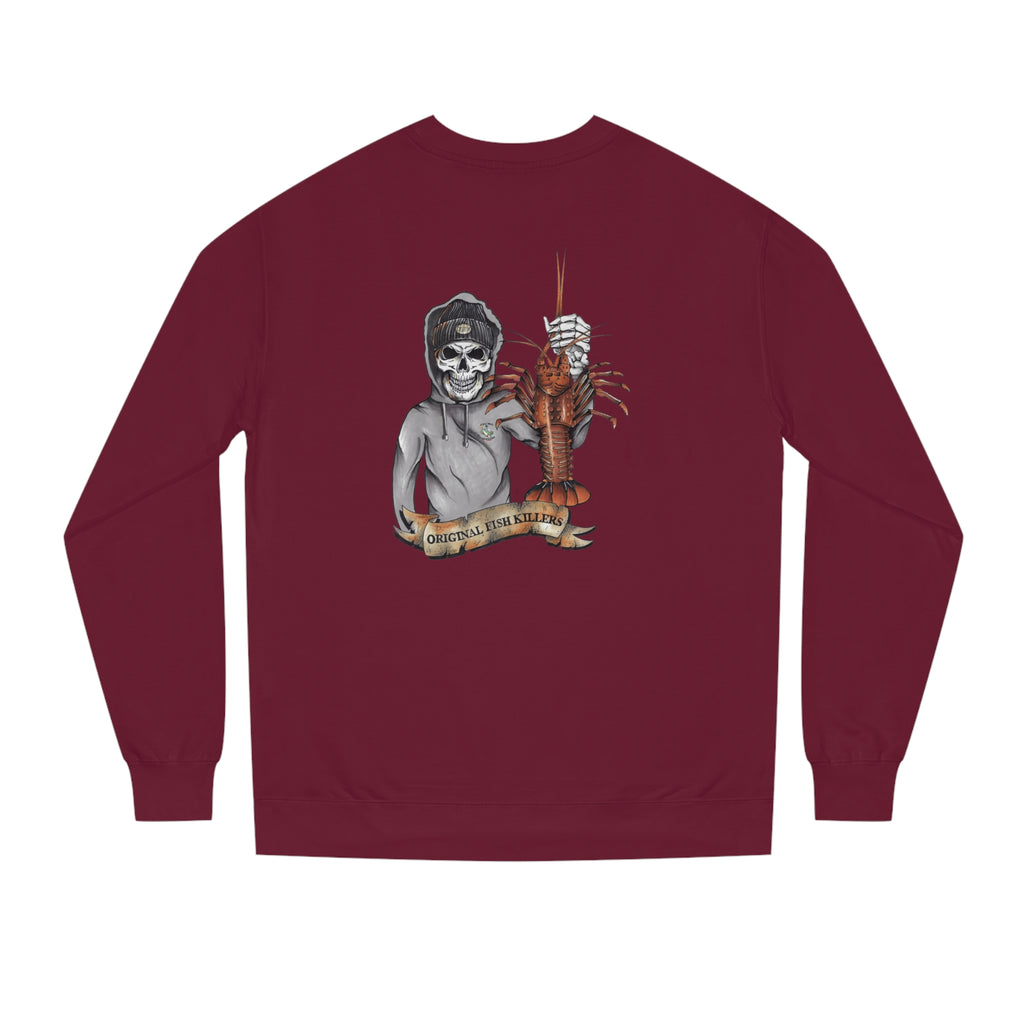 LOBSTER KILLER SWEATSHIRT- MAROON
