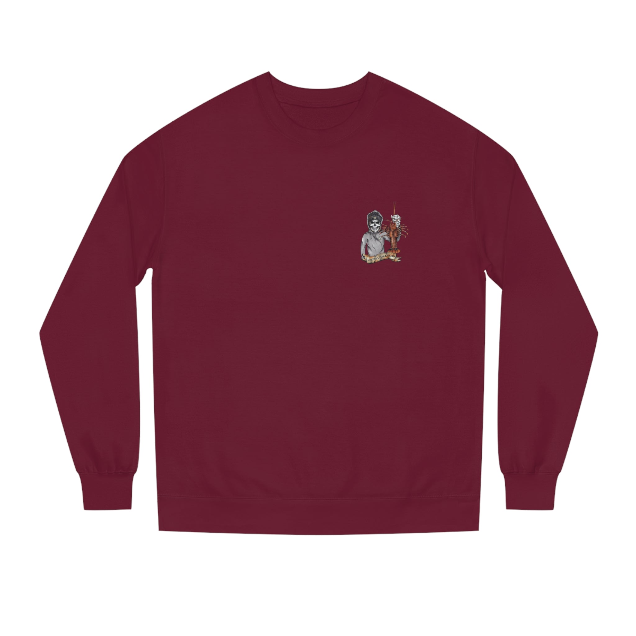 LOBSTER KILLER SWEATSHIRT- MAROON