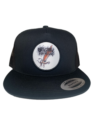 SQUID KILLER TRUCKER HAT- BLACK