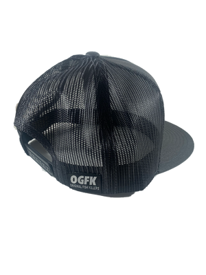 SQUID KILLER TRUCKER HAT- GREY
