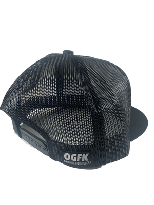 SQUID KILLER TRUCKER HAT- BLACK